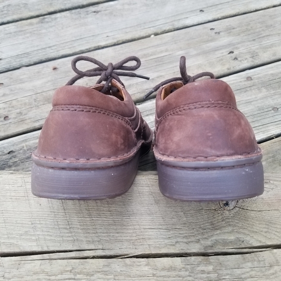 Birkenstock Baltimore Brown Oiled Nubuck Suede Leather Lace-up Oxford Shoes 40 - Picture 7 of 11